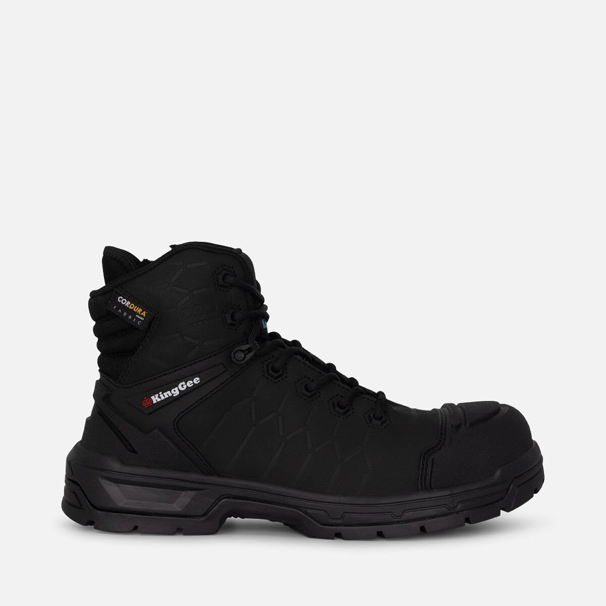 Quantum Hybrid Safety Boot Black KingGee Australia