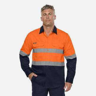 Originals Reflective Spliced Drill Shirt