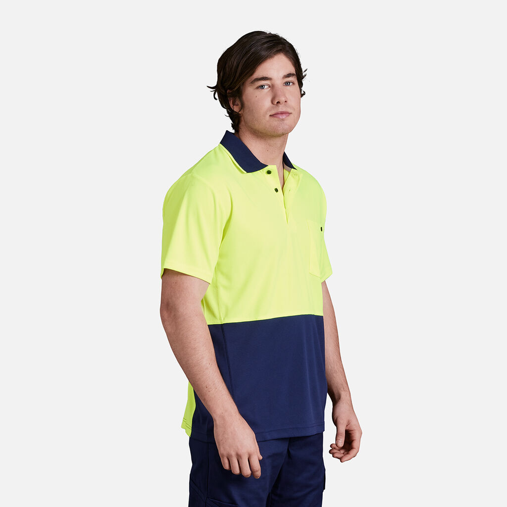 Workcool Hyperfreeze Hi-Vis Two Tone Short Sleeve Polo Shirt