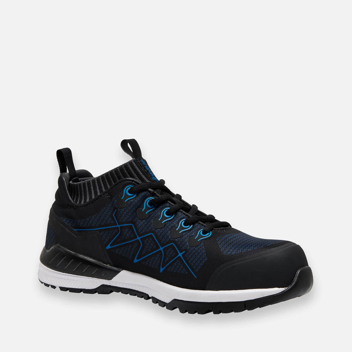Vapour Safety Shoes Black Blue KingGee Australia
