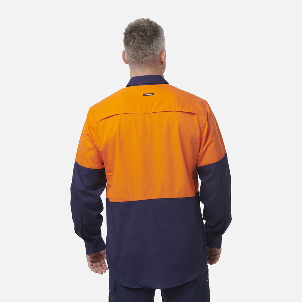 Workcool Vented Spliced Shirt Long Sleeve