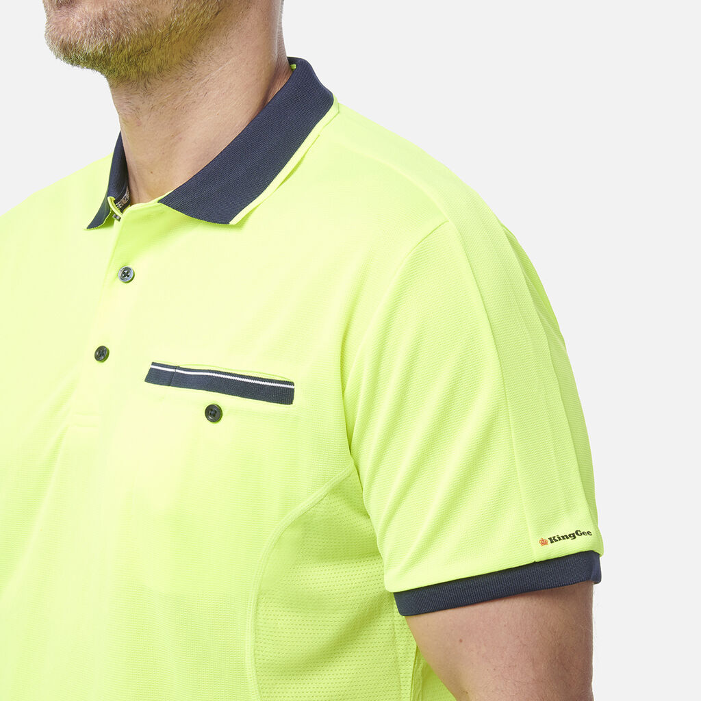 Workcool Hyperfreeze Hi-Vis Lightweight Short Sleeve Polo