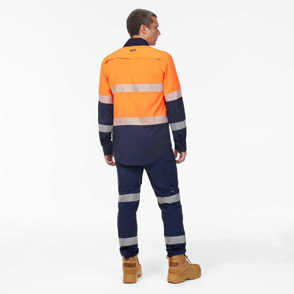 DryCool Hi Vis Spliced Taped Shirt Long Sleeve Shirt 