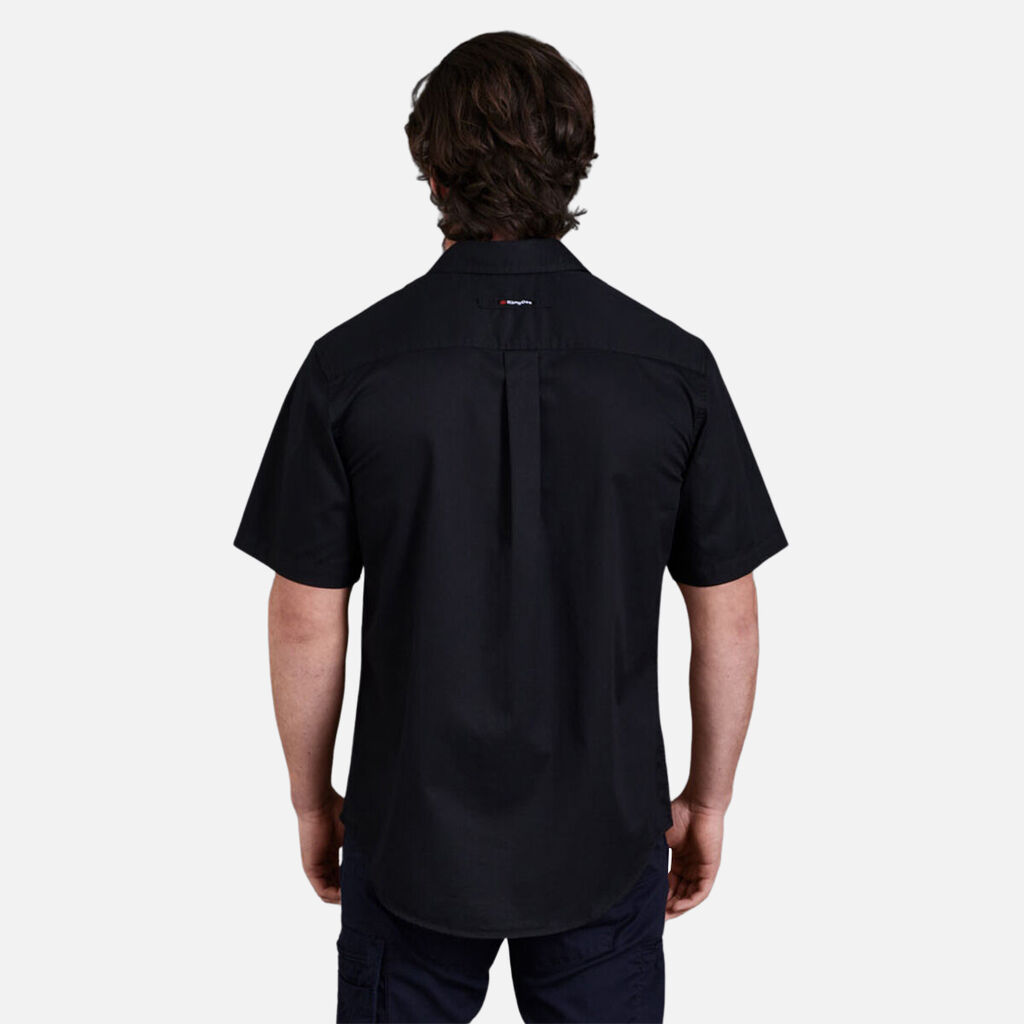 Tradies Lightweight Cotton Drill Short Sleeve Work Shirt