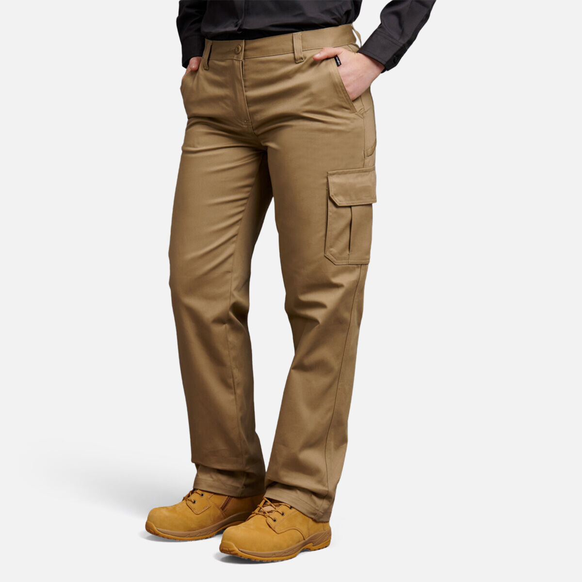 BigBEE CARGO PANTS Work Trousers KNEE POCKET Strechy Cotton Drill UPF 50+  Reflective tape - NAVYREFLECTIVE | Catch.com.au