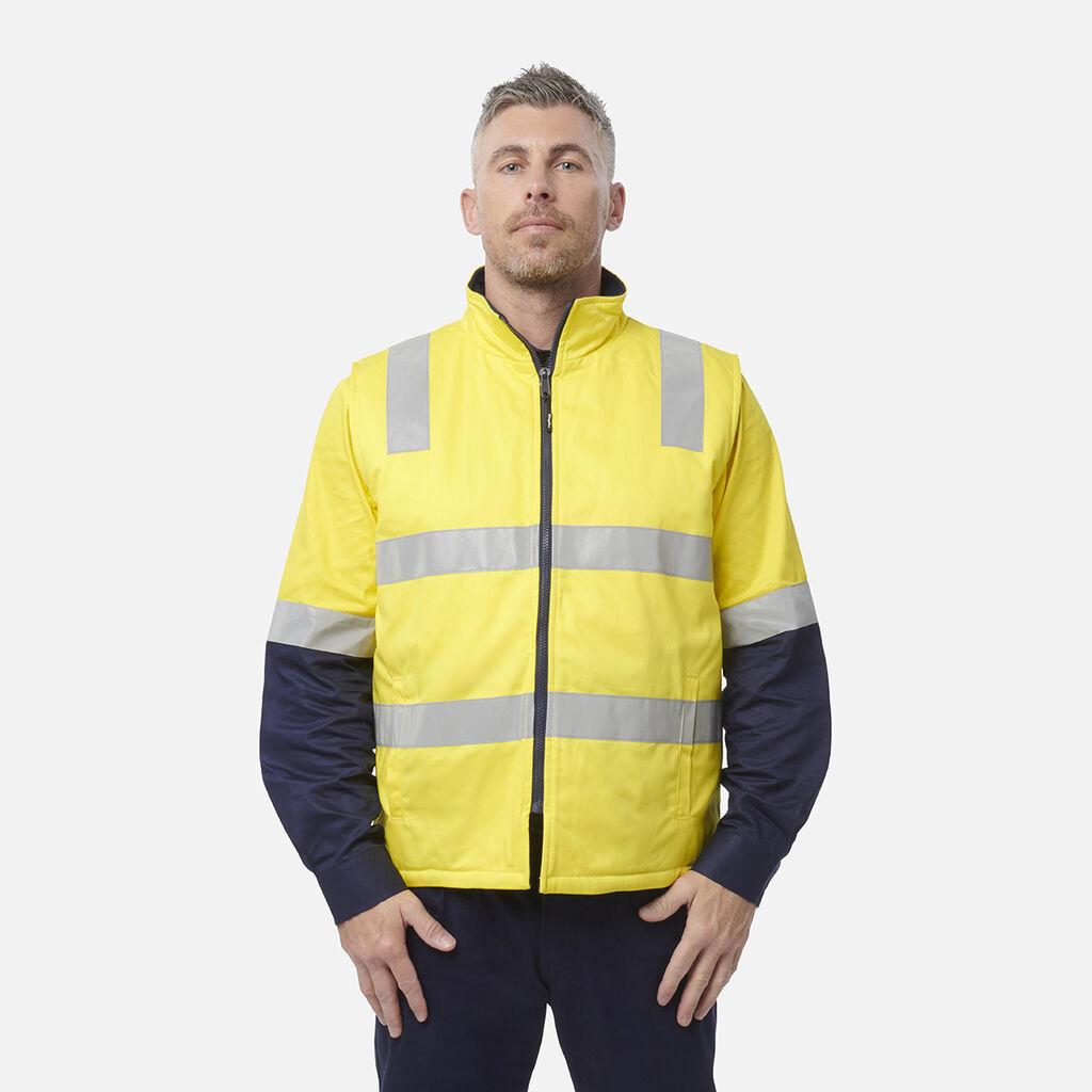 Originals 3 in 1 Hi-Vis Cotton Drill Reflective Work Jacket 