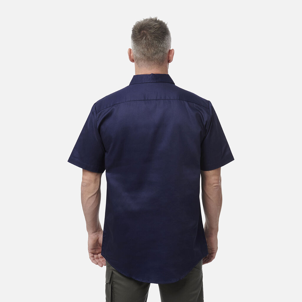 Originals Short Sleeve Closed Front Cotton Drill Work Shirt