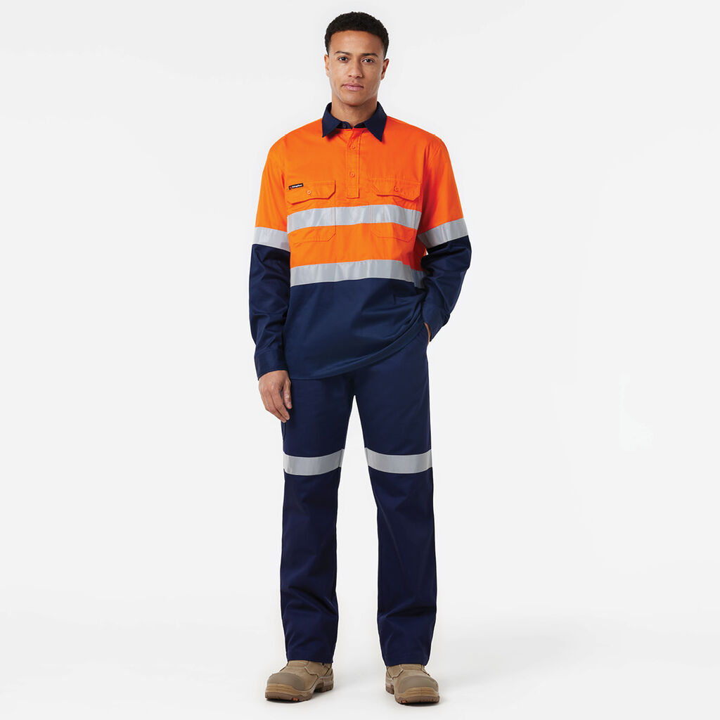 Originals Closed Front  Vented Drill Shirt Tape
