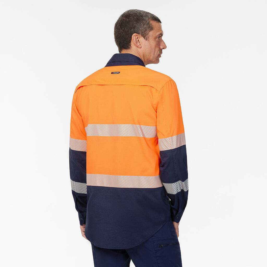 DryCool Hi Vis Spliced Taped Shirt Long Sleeve Shirt 