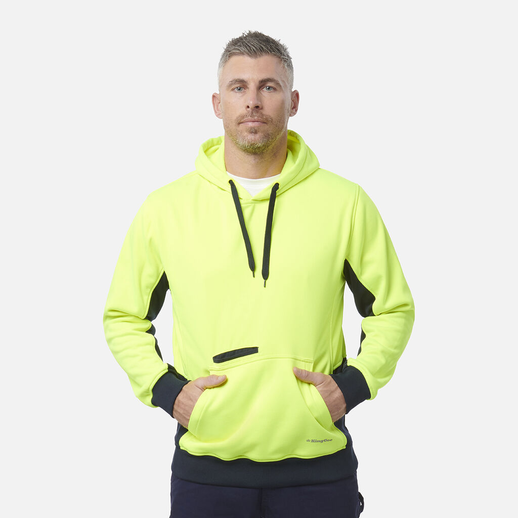 Hi-Vis Fleece Pullover Hoodie
