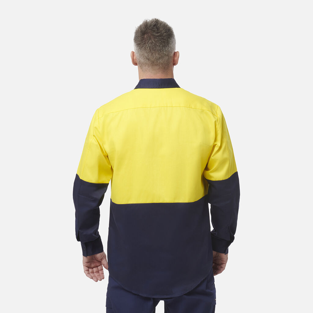 Originals Hi-Vis Long Sleeve Drill Work Shirt