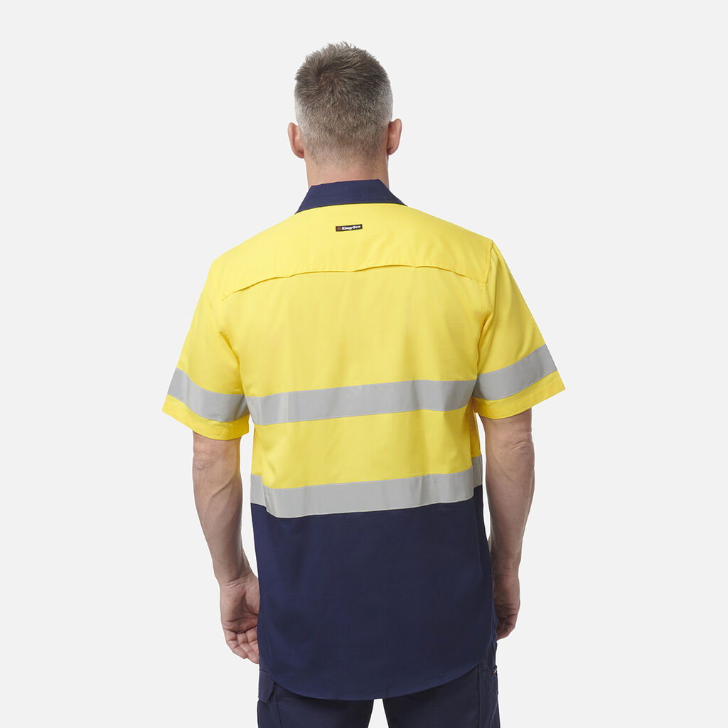 Workcool Vented Spliced Shirt Taped Short Sleeve