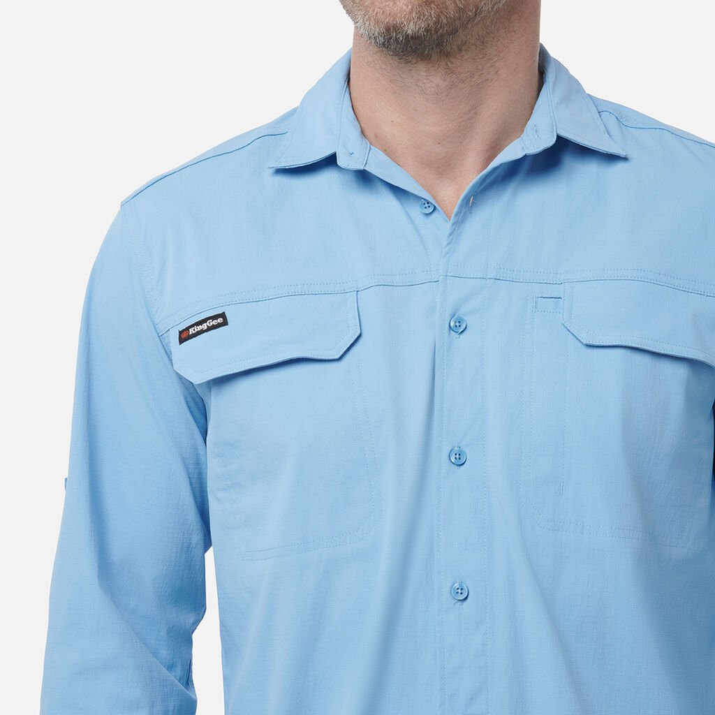 Drycool Lightweight Stretch Long Sleeve Work Shirt 