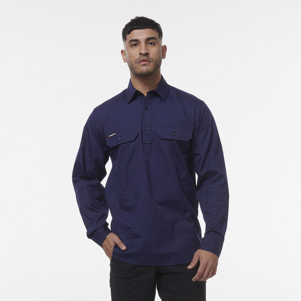 Workcool Vented Closed Front Shirt Long Sleeve
