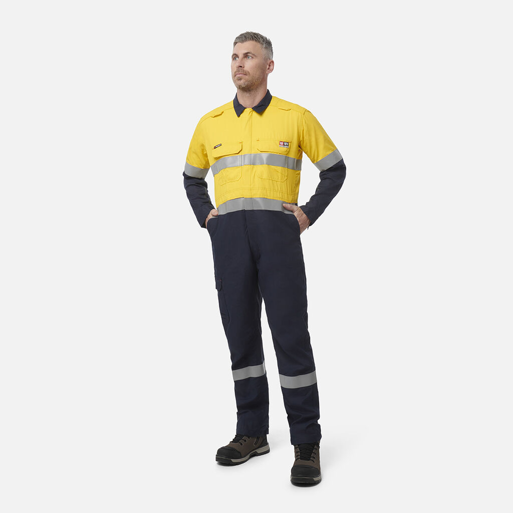 ShieldTec FR Hi Vis Two Tone Coverall With FR Tape PPE2
