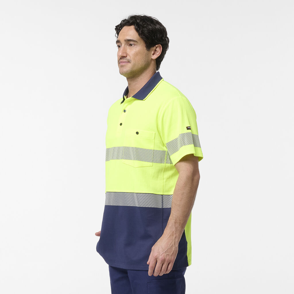 Originals Hi-Vis Spliced Taped Cotton Back Polo