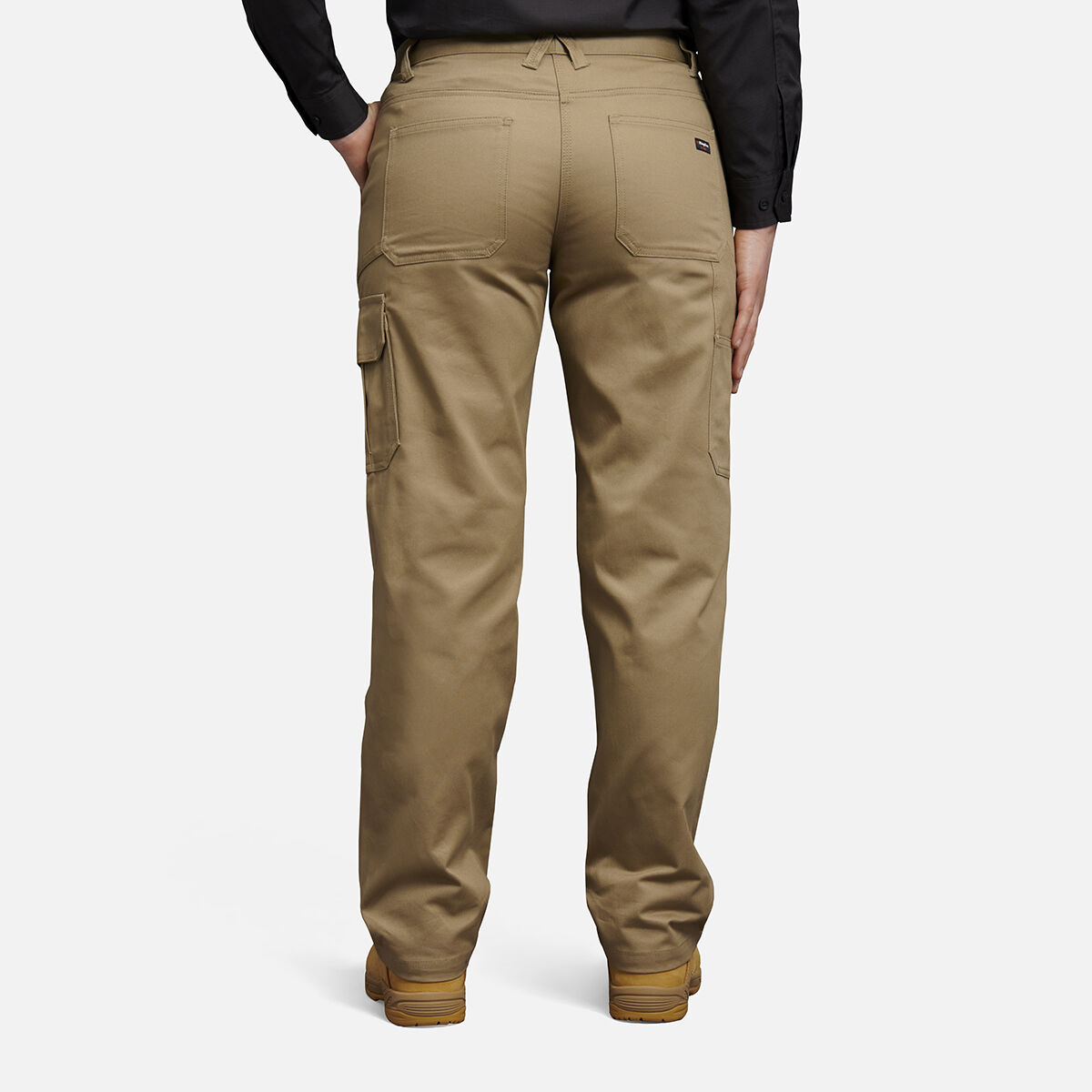 Khaki cargo work store pants