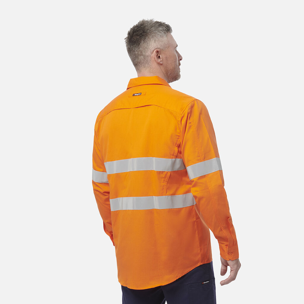 Workcool 2 Hi-Vis Reflective Long Sleeve Work Shirt