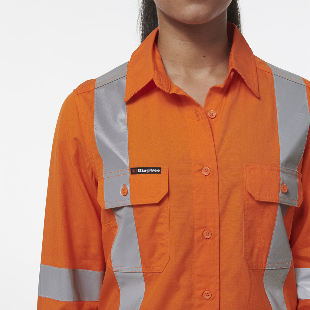 Women's Workcool Vented  NSW Rail  Shirt 