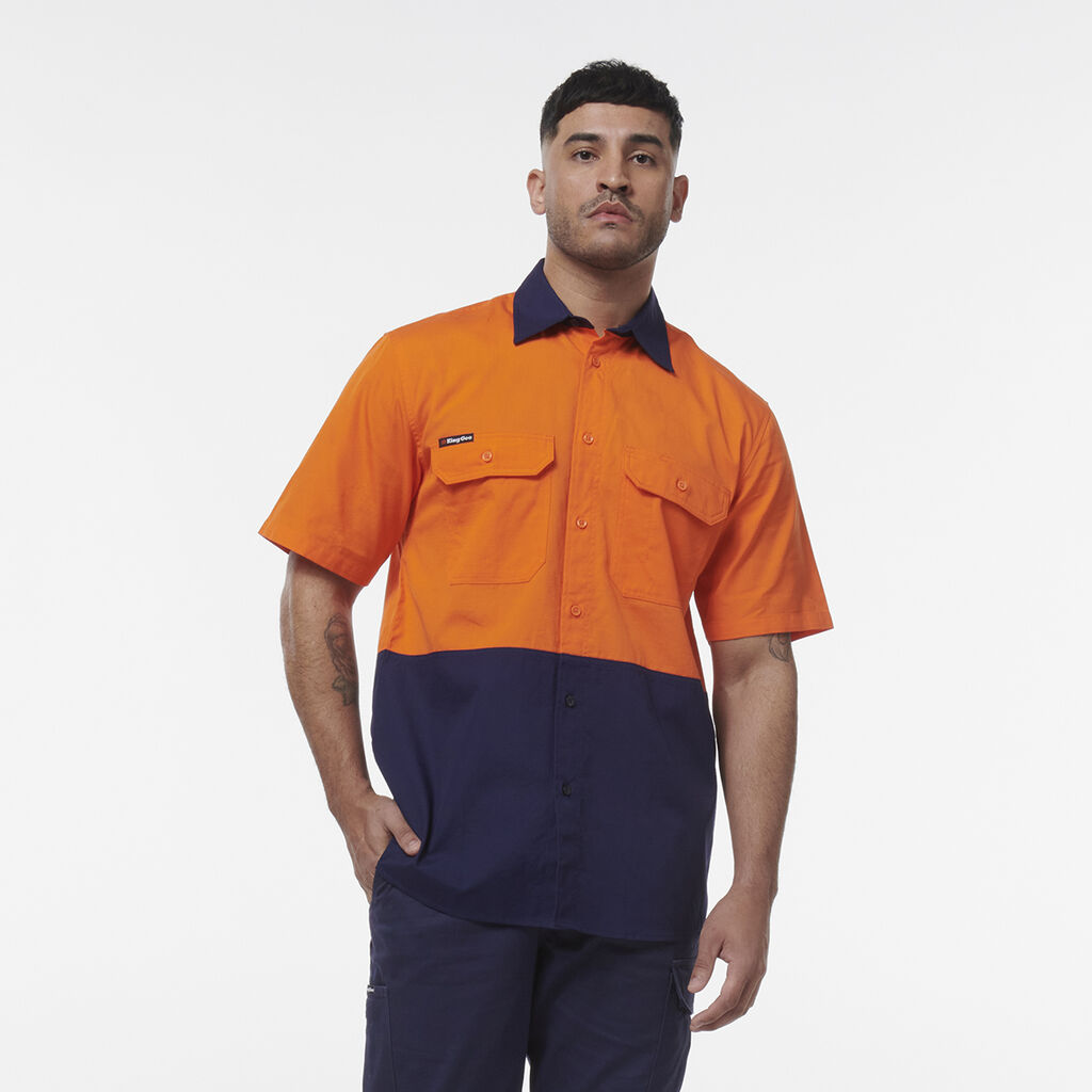 Workcool Vented Spliced Short Sleeve Shirt