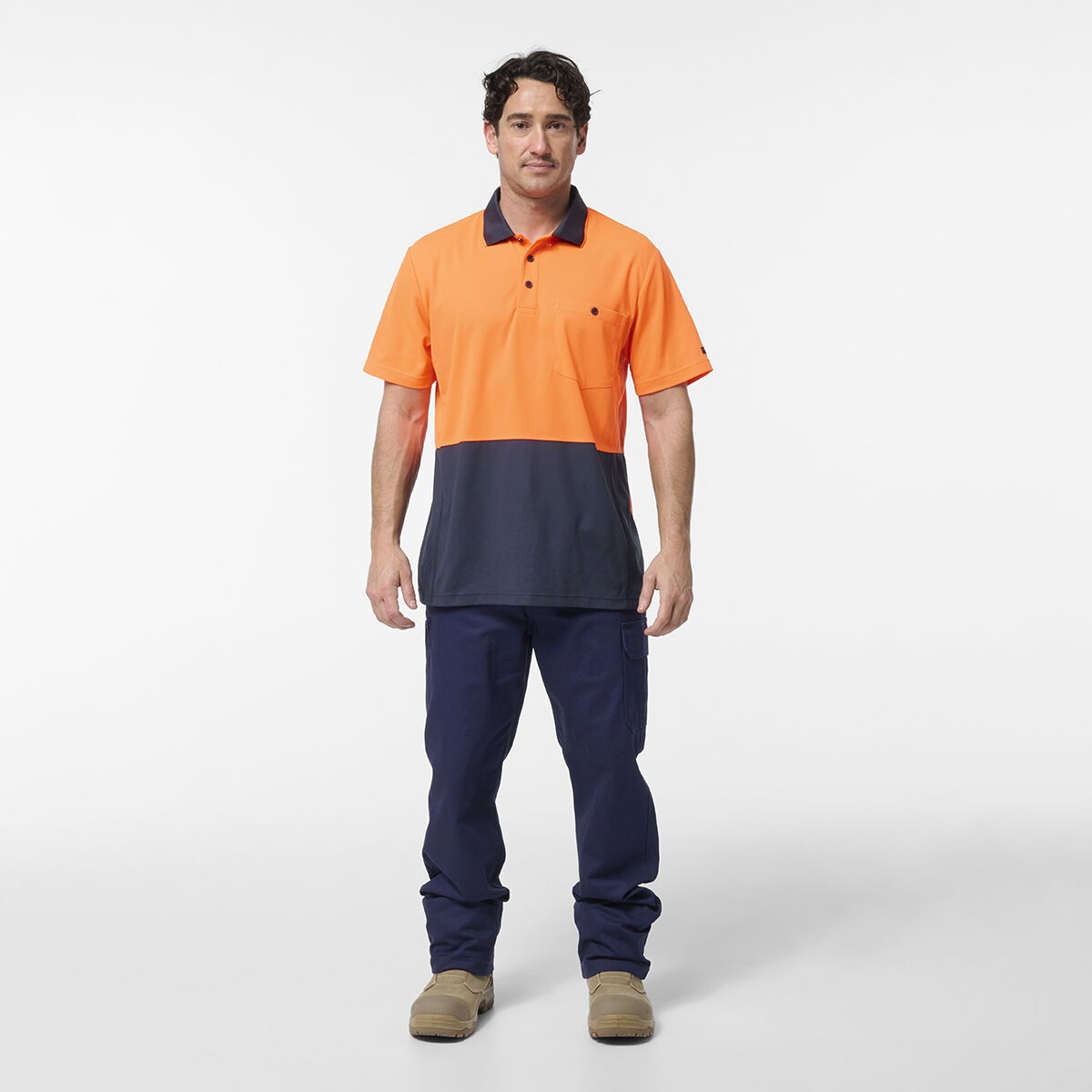 Originals Hi-Vis Spliced Polo | KingGee Australia