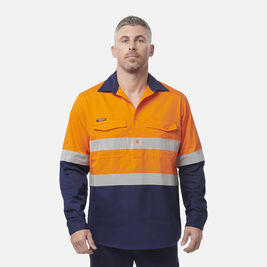 Workcool 2 Hi-Vis Reflective Closed Front Work Shirt
