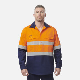 Workcool 2 Hi-Vis Reflective Closed Front Work Shirt