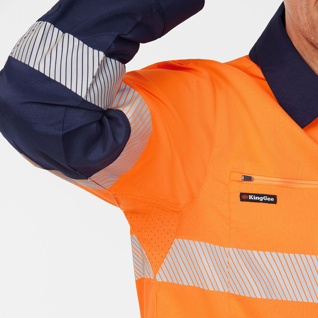 DryCool Hi Vis Spliced Taped Shirt Long Sleeve Shirt 