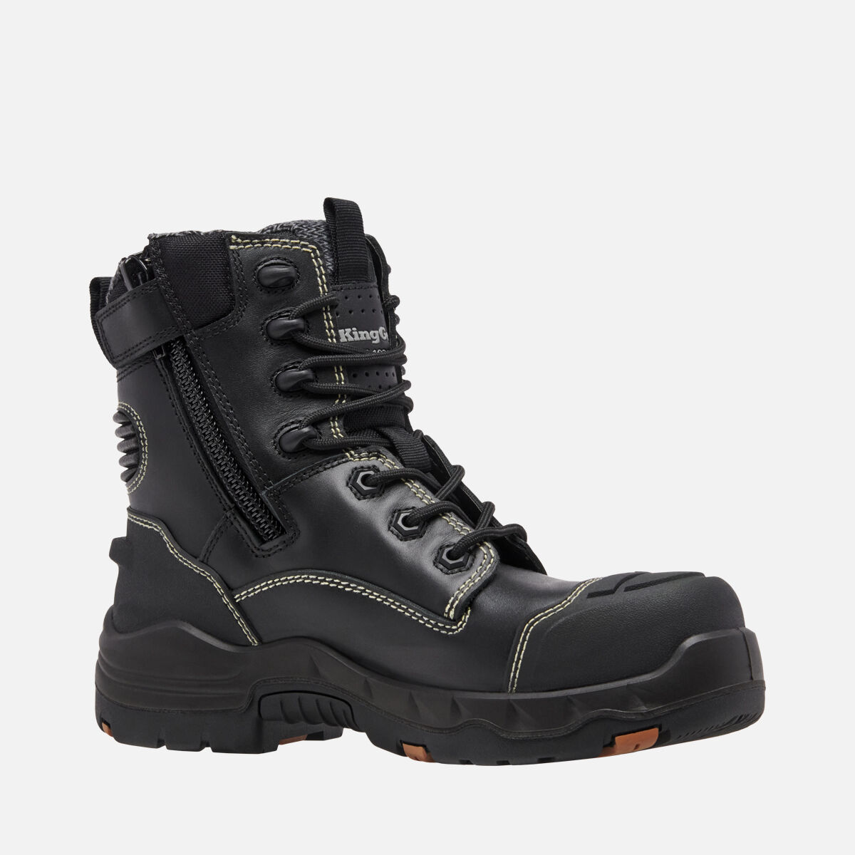 Work boots with external steel toe caps sales