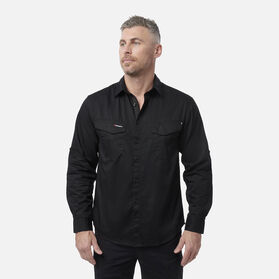 Tradies Lightweight Cotton Drill Long Sleeve Work Shirt