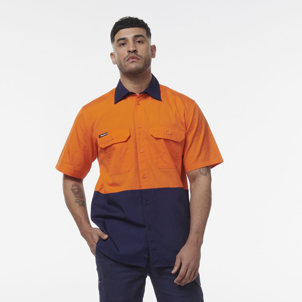 Workcool Vented Spliced Short Sleeve Shirt