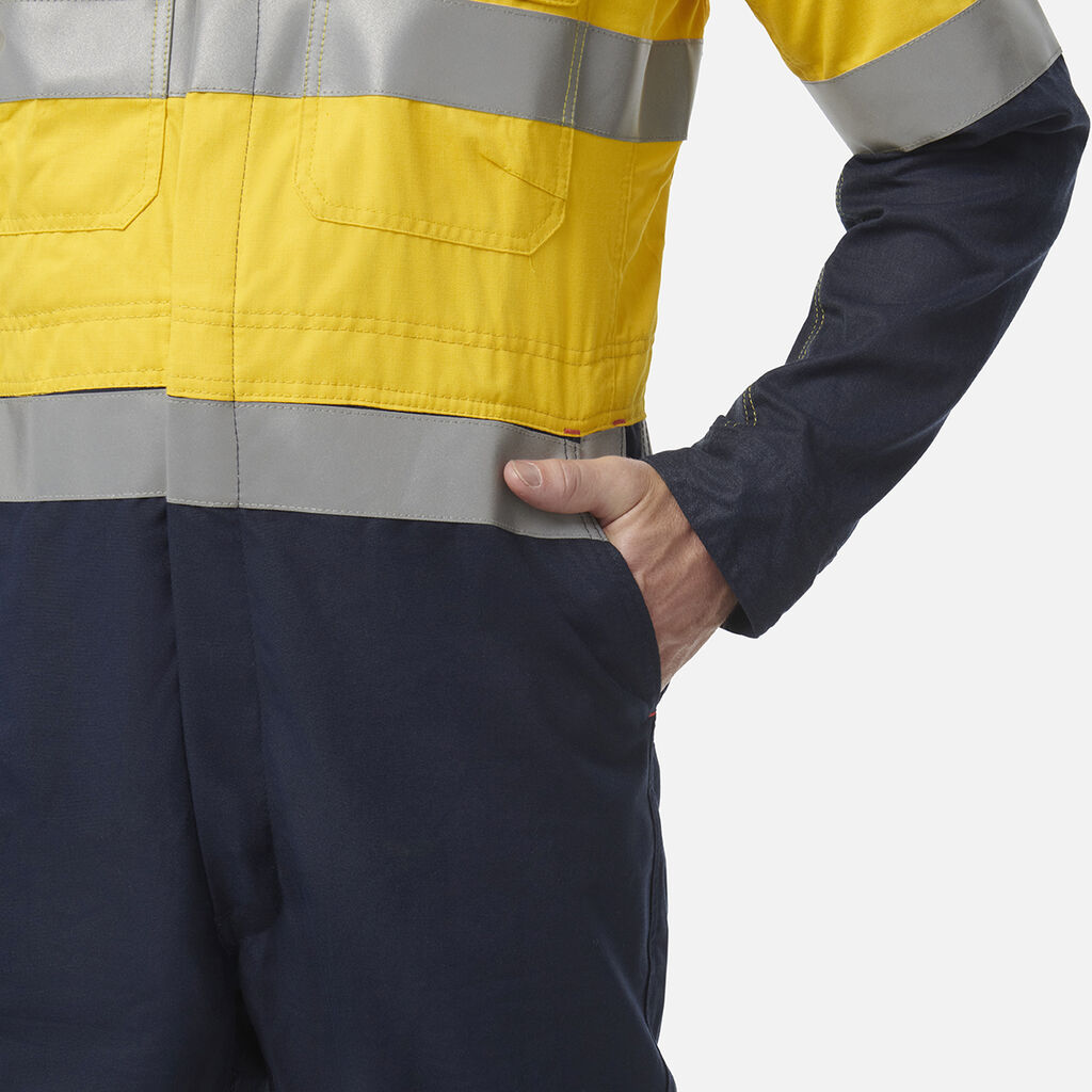 ShieldTec FR Hi Vis Two Tone Coverall With FR Tape PPE2