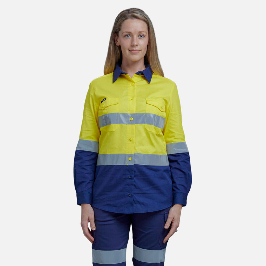 Women's Workcool 2 Hi-Vis Lightweight Reflective Work Shirt 