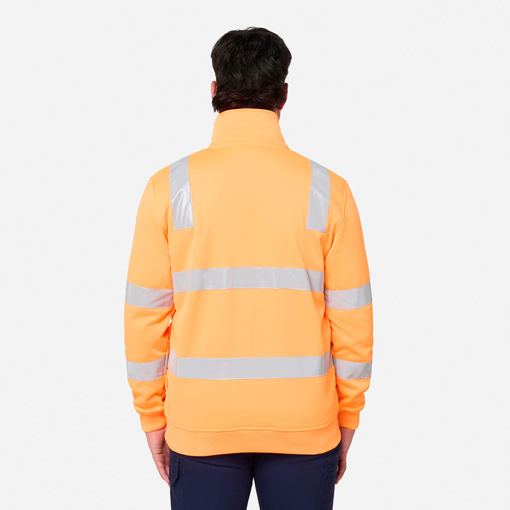 Originals Hi Vis Vic Rail 1/4 Taped Pullover