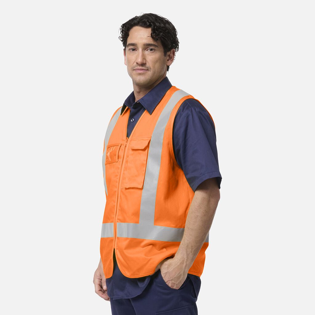Originals Hi Vis X Back Cotton Drill Vest