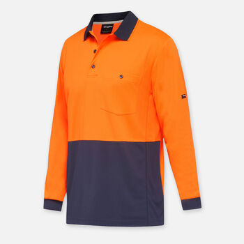 Workcool Hyperfreeze Spliced Polo Long Sleeve