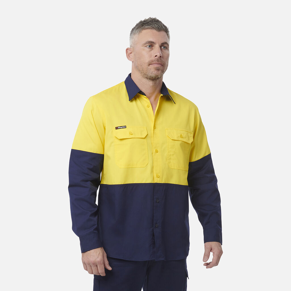 Workcool Vented Spliced Shirt Long Sleeve