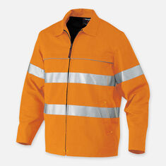 Hi-Vis Reflective Nano-tex Cotton Drill Work Jacket