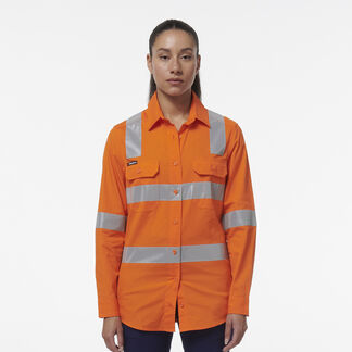 Womens Workcool Vented X Back Shirt 