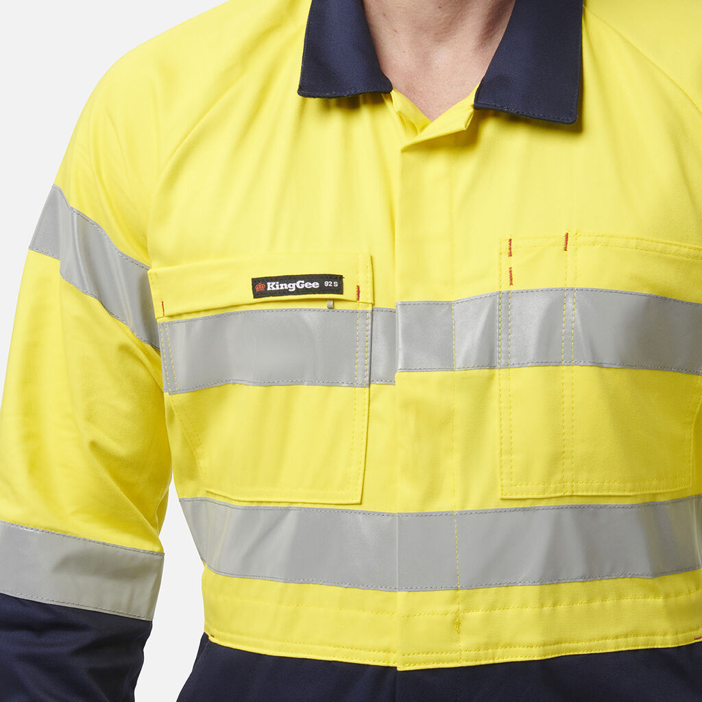Originals Hi-Vis Reflective Two Tone Drill Work Coveralls