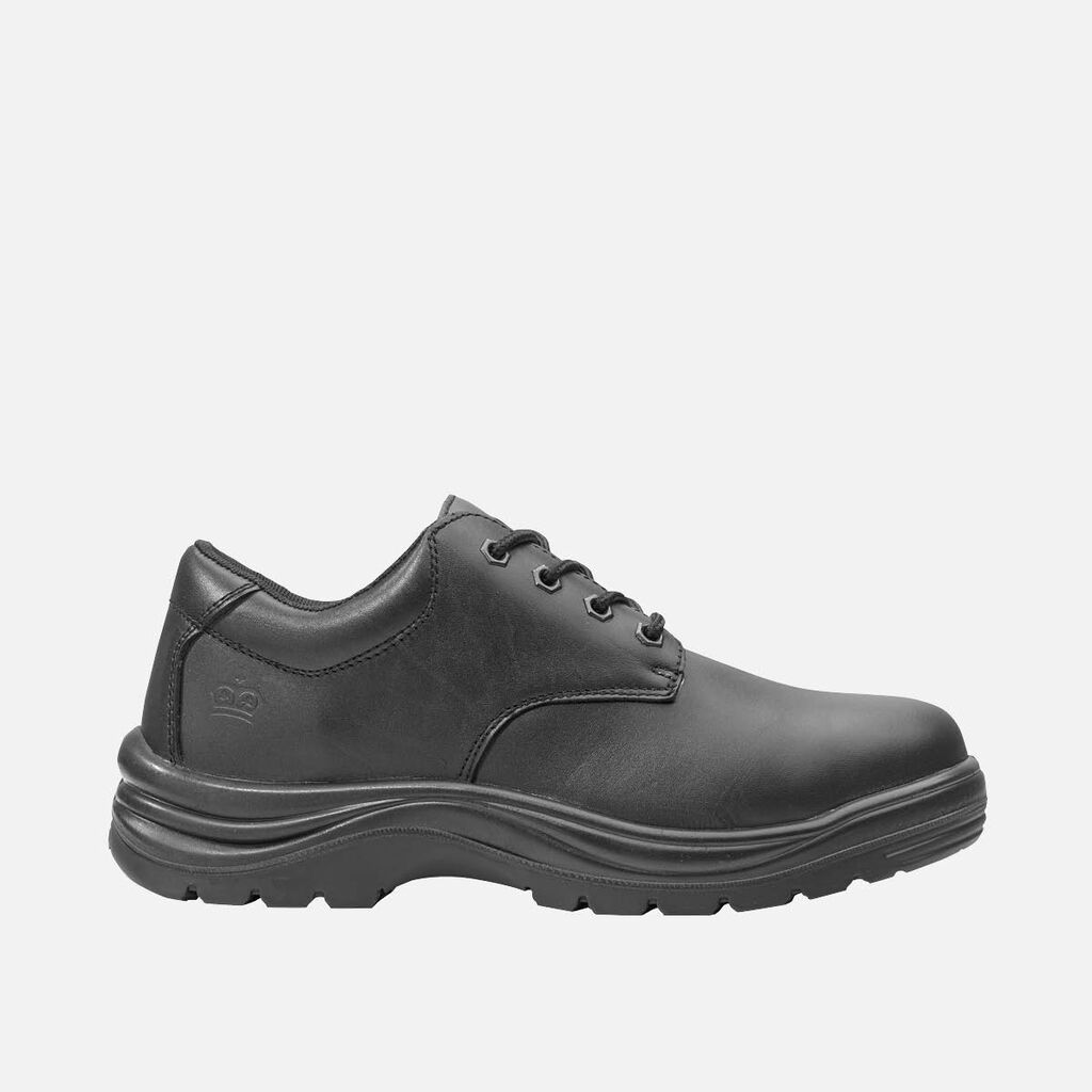 Wentworth Slip Resistant Lace Up Safety Work Shoes - Black