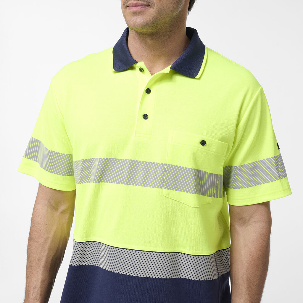 Originals Hi-Vis Spliced Taped Cotton Back Polo