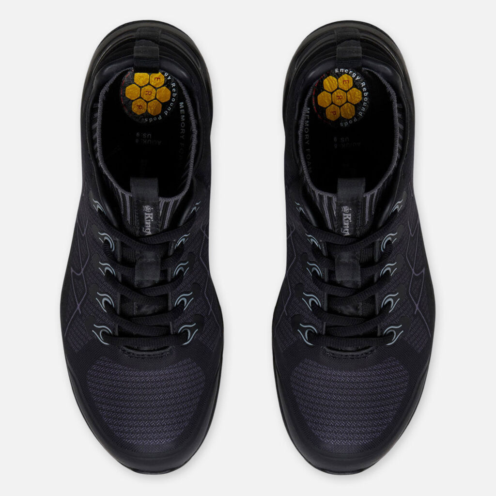 Vapour Hybrid Slip Resistant Safety Toe Shoes - Black/Grey