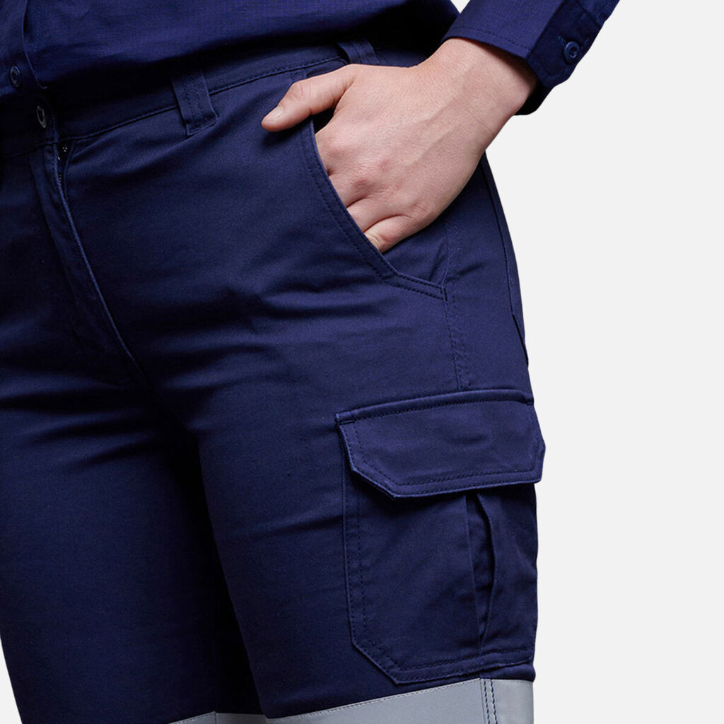 Women's Stretch Reflective Cargo Work Pants