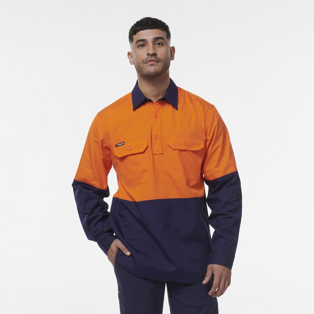 Workcool Vented Closed Front Spliced Shirt