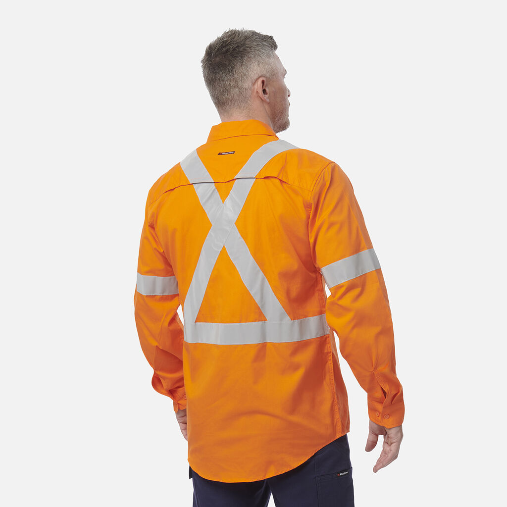 Workcool Vented X Back Shirt Long Sleeve