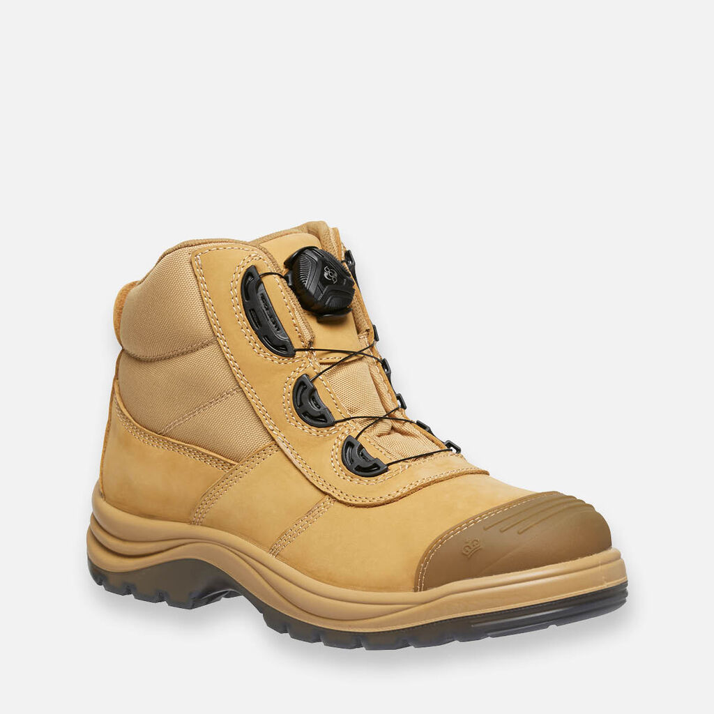 Tradie Boa Fit Work Boots - Wheat