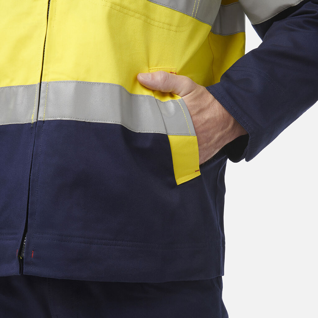 Originals Hi-Vis Reflective Cotton Drill Work Jacket