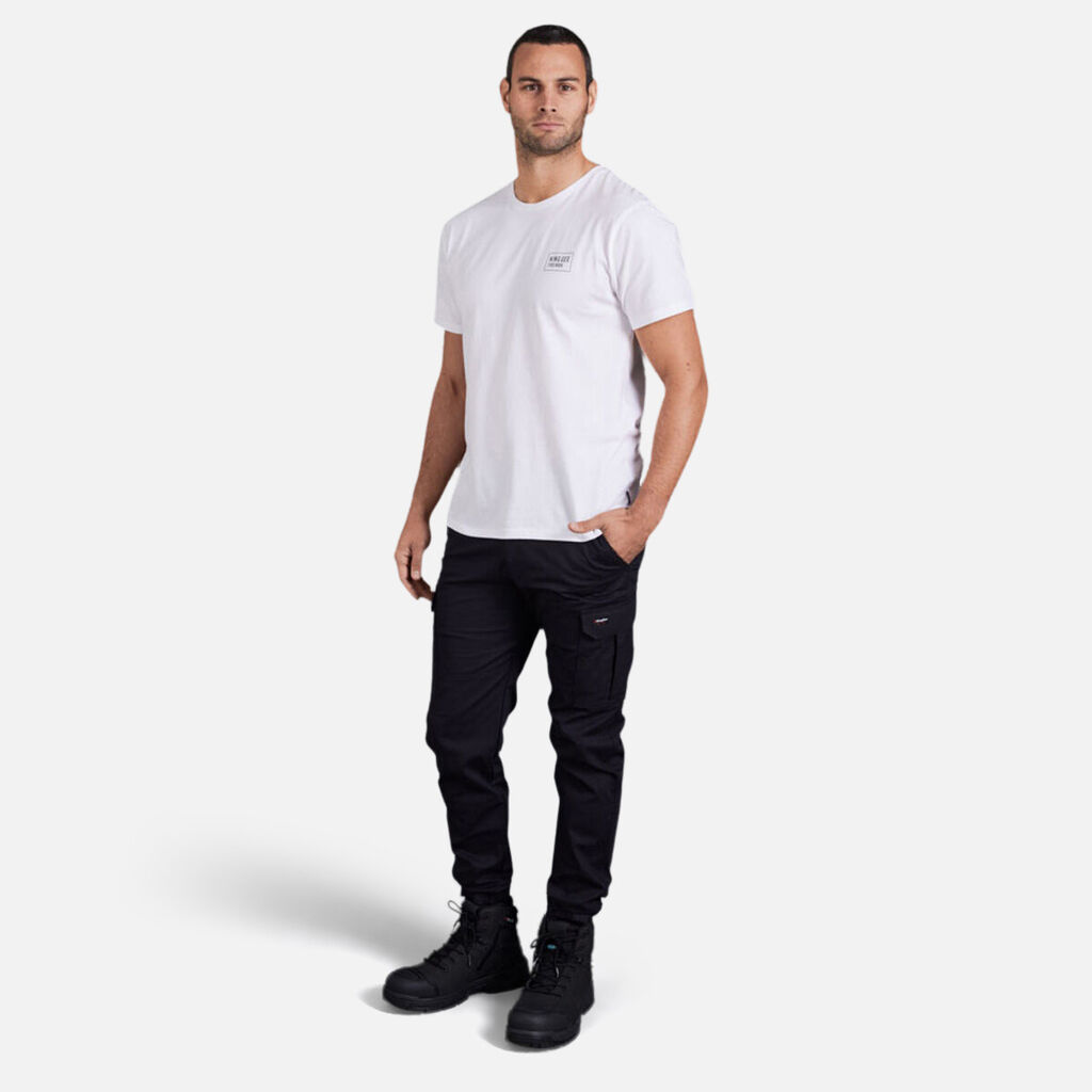 Tradies Comfort Waist Cuffed Pants