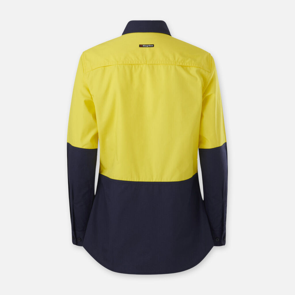 Women's Workcool Vented Spliced Shirt Long Sleeve
